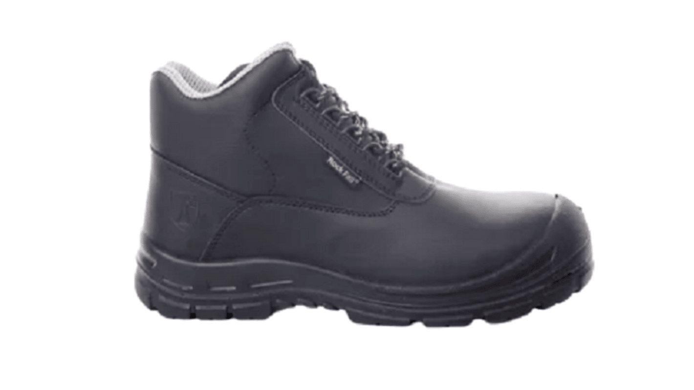 Magnum Rhodium Black Fibreglass Toe Capped Unisex Safety Boot, UK 5, EU 38