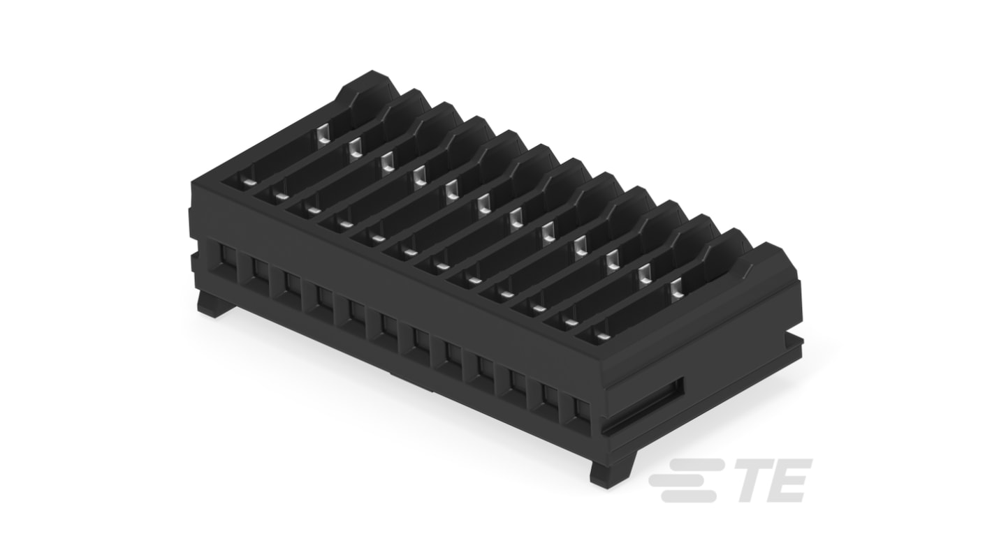 TE Connectivity MICRO CT Series Straight Cable Mount, IDC PCB Socket, 12-Contact, 1-Row, 1.2mm Pitch, IDC Termination