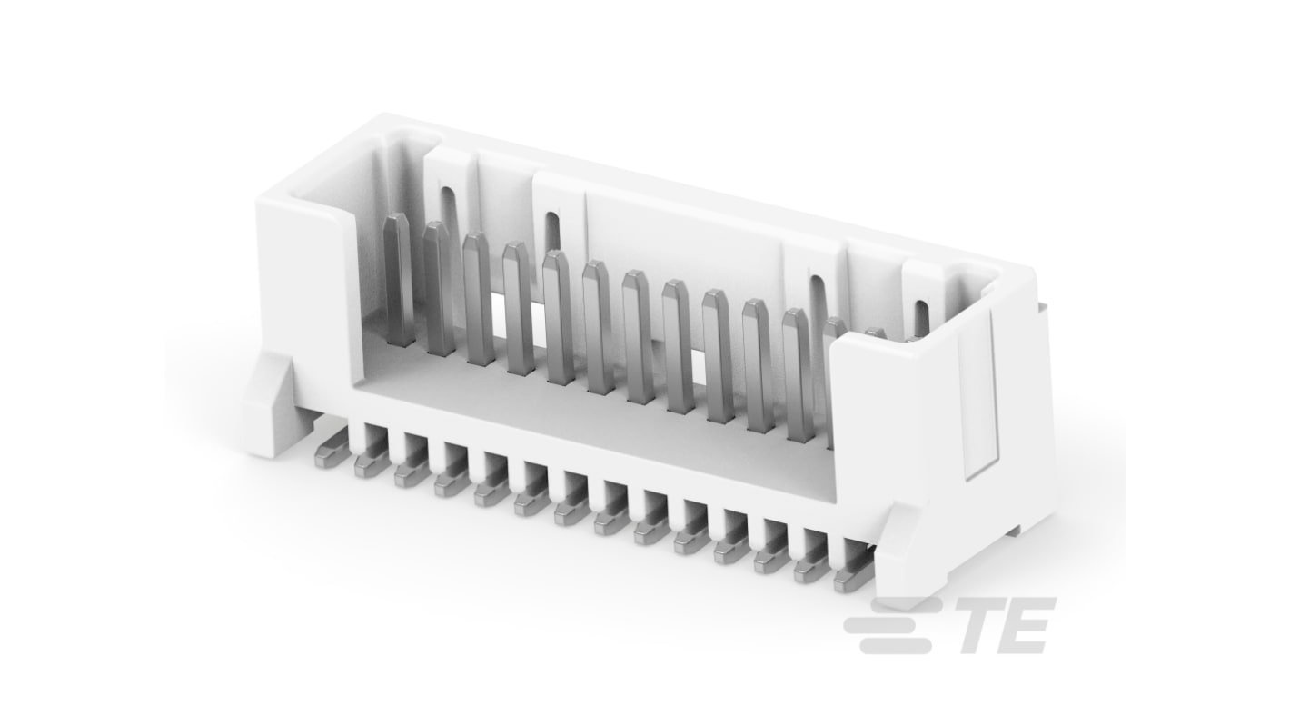 Conector macho para PCB TE Connectivity serie MICRO CT de 14 vías, 1 fila, paso 1.2mm, Montaje en placa