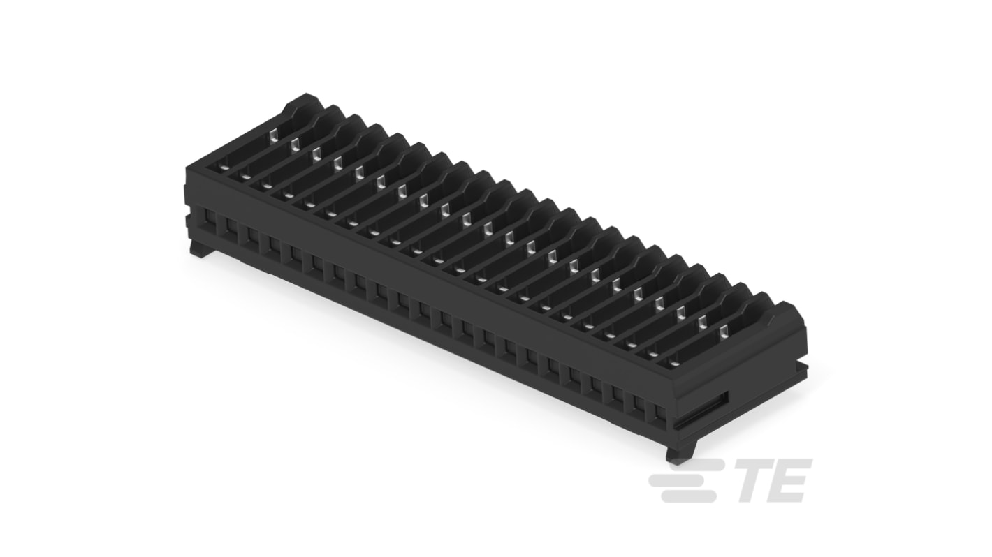 TE Connectivity MICRO CT Series Straight Cable Mount, IDC PCB Socket, 22-Contact, 1-Row, 1.2mm Pitch, IDC Termination