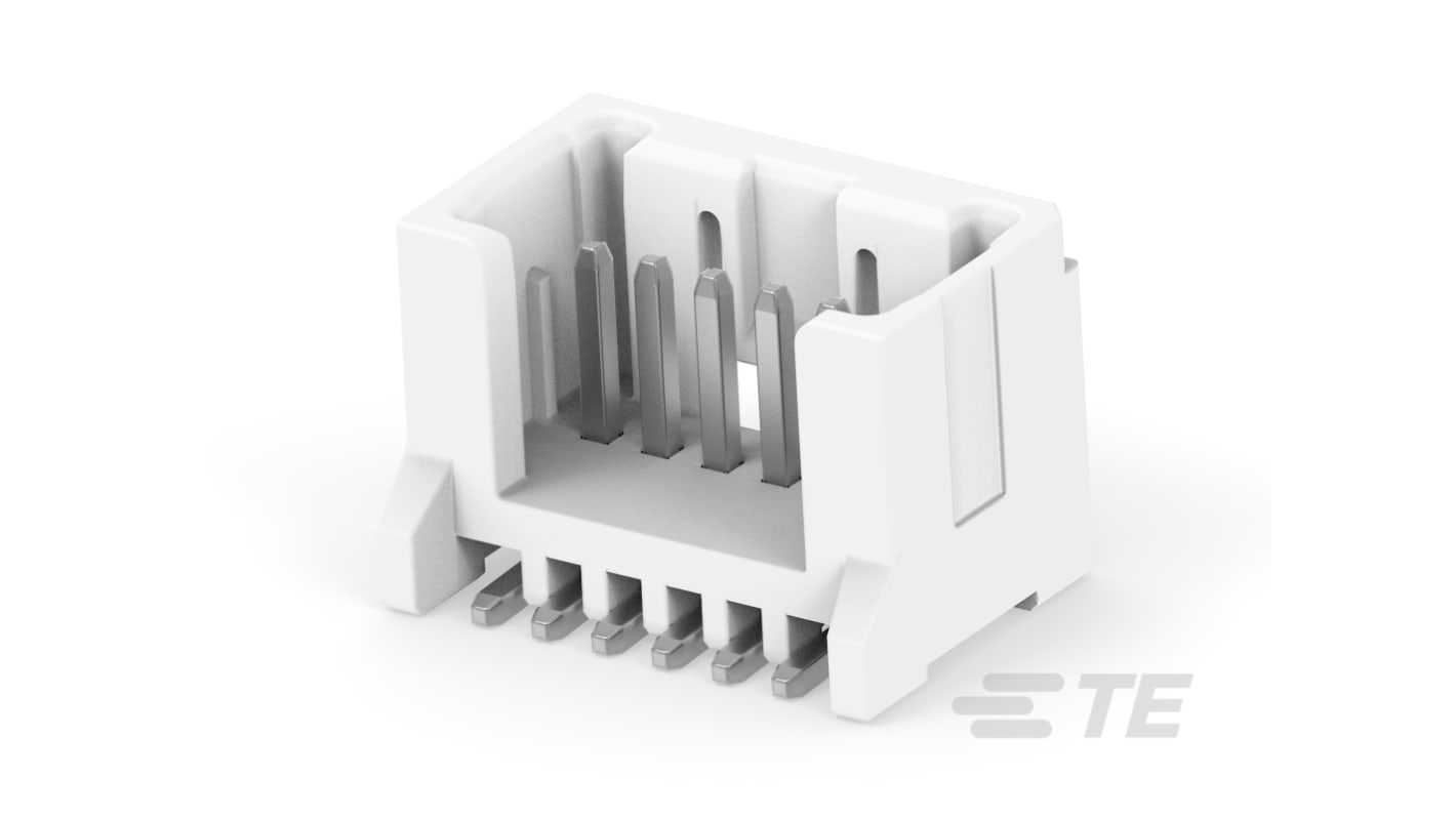 Embase pour CI TE Connectivity, MICRO CT, 6 pôles , 1.2mm 1 rangée, 2A, Droit