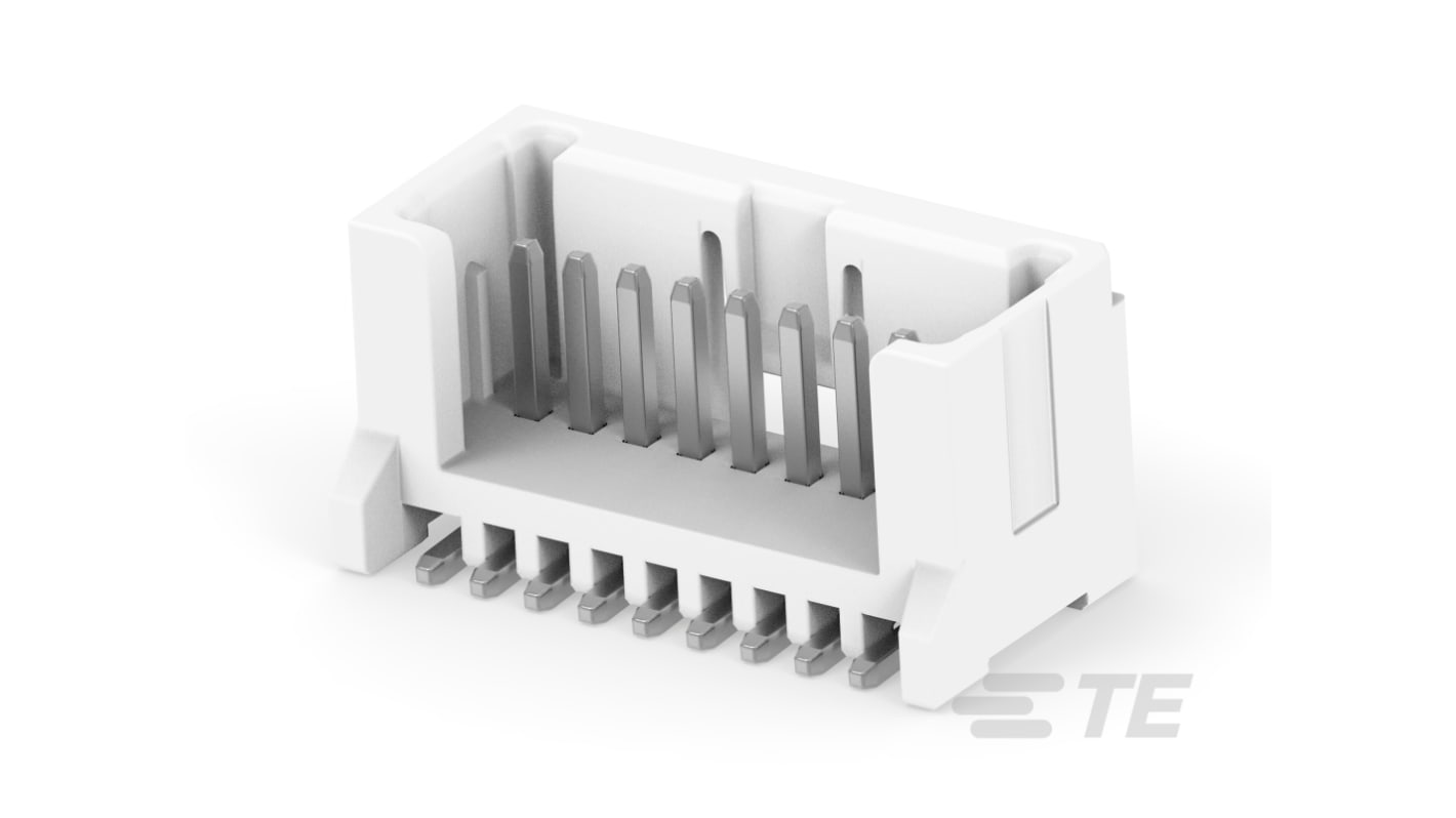 File di contatti PCB TE Connectivity, 9 vie, 1 fila, passo 1.2mm