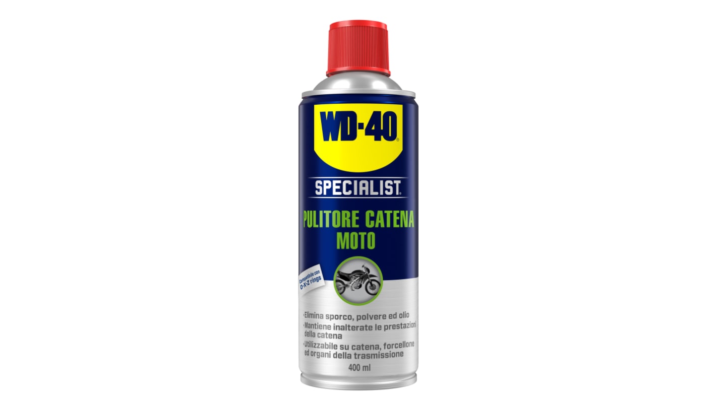 WD-40 Specialist Pulitore Catena Moto, Spray da 400 ml