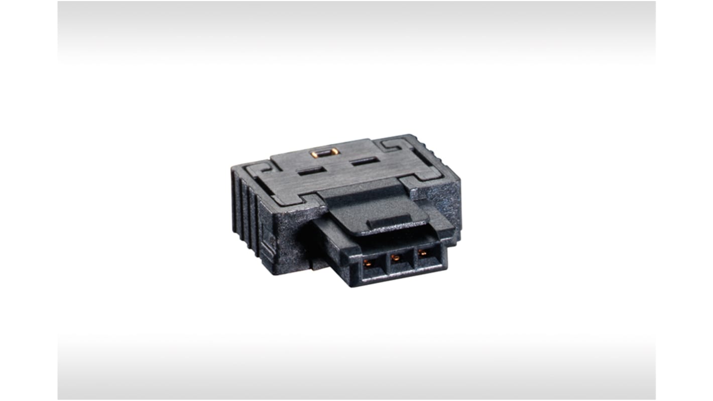 ERNI IDC连接器, 母座, 4p, 1.27mm间距, 电缆安装