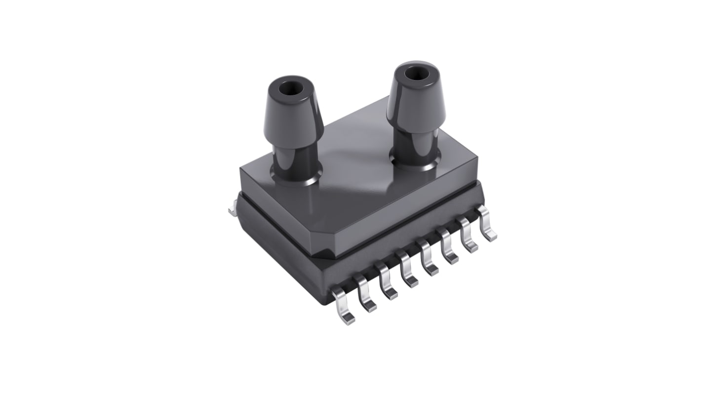TE Connectivity Pressure Sensor, 500Pa Operating Max, PCB Monut, 16-Pin, SOIC