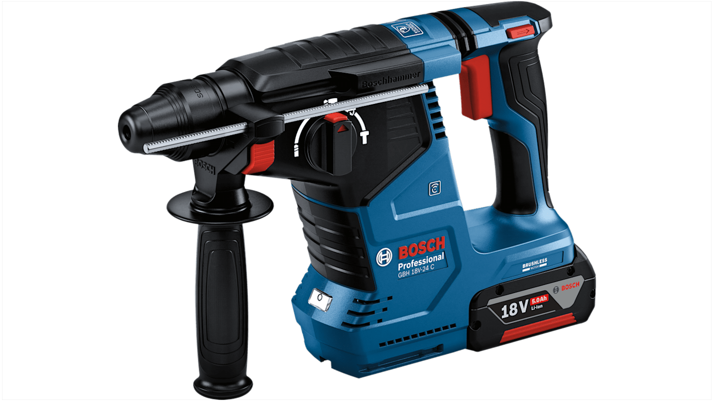 Bosch GBH SDS Plus 18V Cordless Hammer Drill Li-Ion, UK Plug