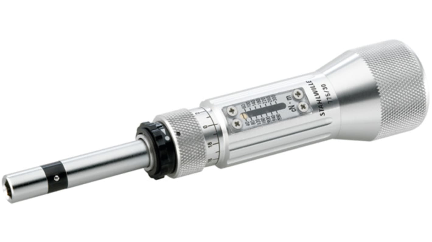 Tournevis dynamométrique STAHLWILLE, 0.2 → 1.2Nm, 1/4''