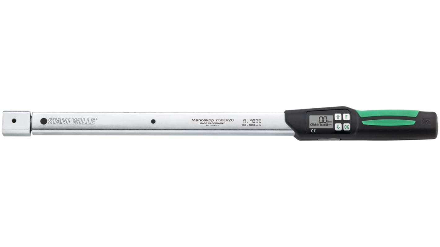 Cyfrowy klucz dynamometryczny 65 → 650Nm STAHLWILLE Prostokątne ±2% 22 x 28mm