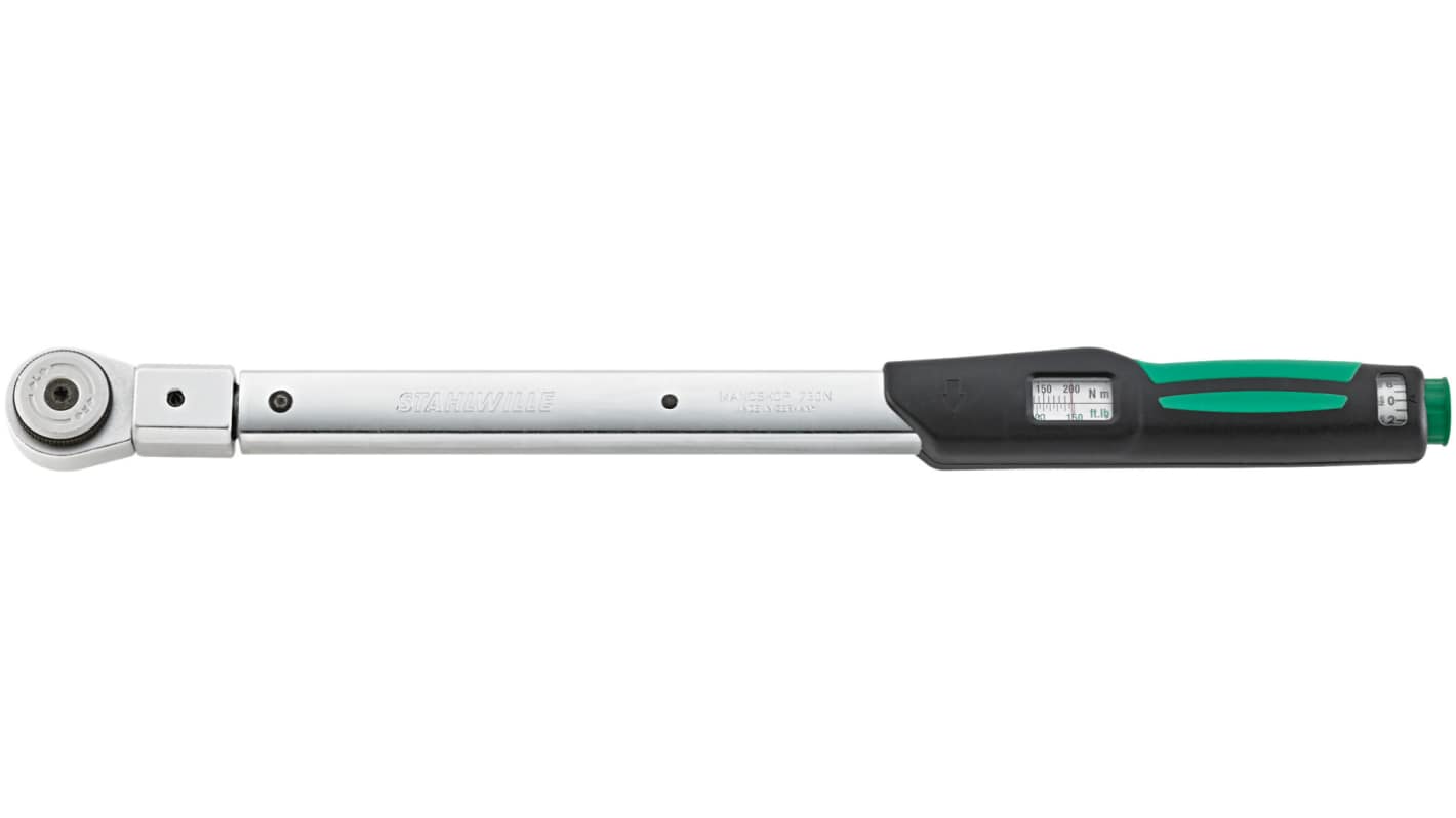 Klucz dynamometryczny zapadkowy 10 → 50Nm STAHLWILLE 3/8 cala Okrągły ± 4 %