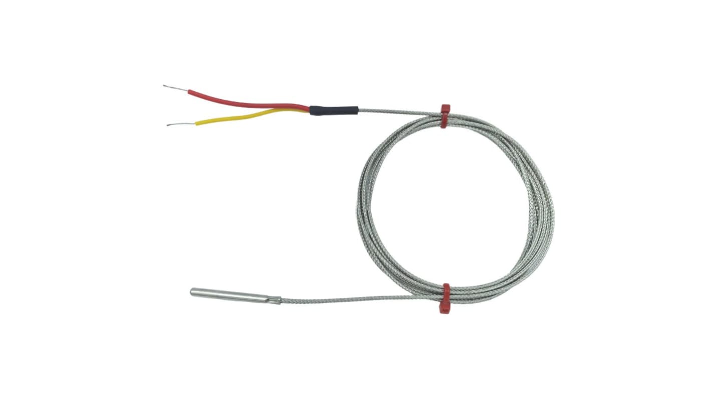 RS PRO Type K Grounded Thermocouple 13mm Length, 3.18mm Diameter, -60°C → +350°C