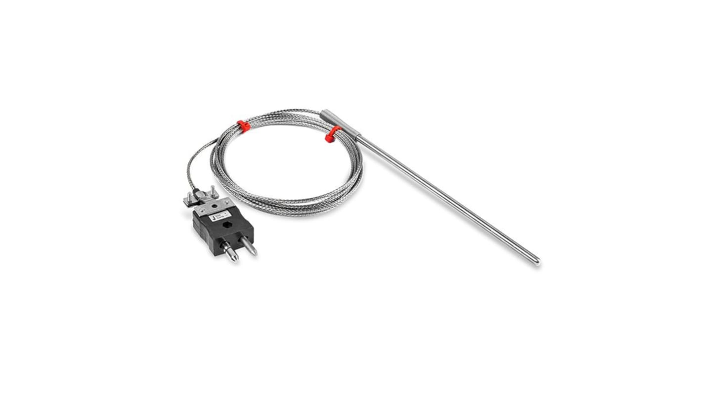 RS PRO Type J Heavy Duty Thermocouple 150mm Length, 4.5mm Diameter, -60°C → +350°C