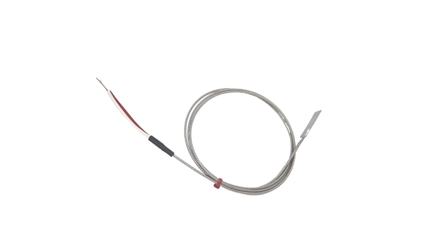 Termopar tipo K RS PRO, Ø sonda 13mm x 3m, temp. máx +350°C, cable de 3m, conexión Extremo de cable pelado