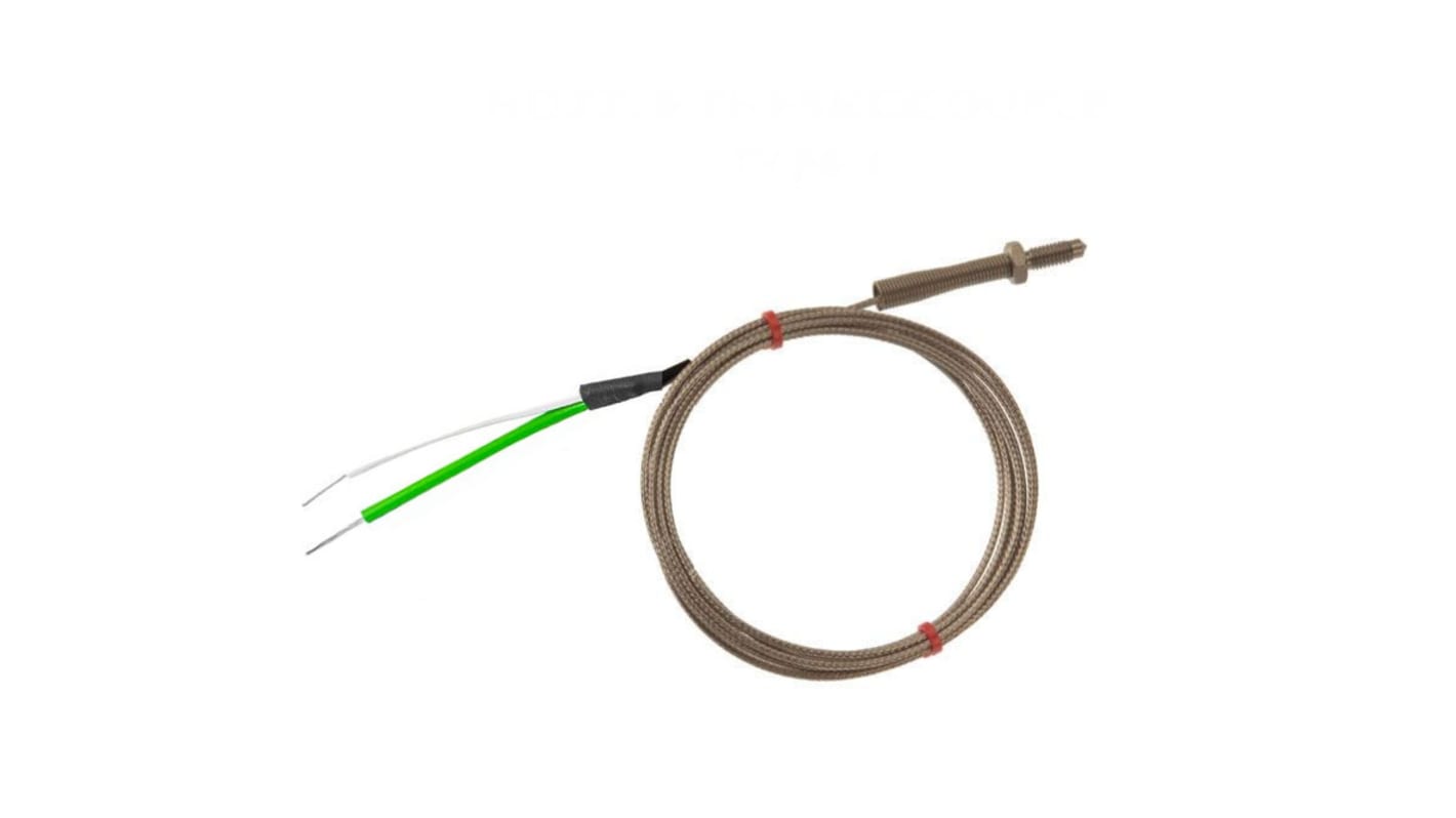 RS PRO Type K Nozzle Thermocouple 5m Length, M6 x 1mm Diameter, -60°C → +350°C