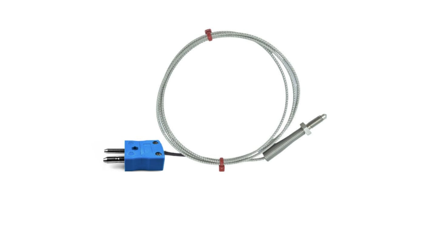 RS PRO Type K Nozzle Thermocouple 5m Length, M6 x 1mm Diameter, -60°C → +350°C