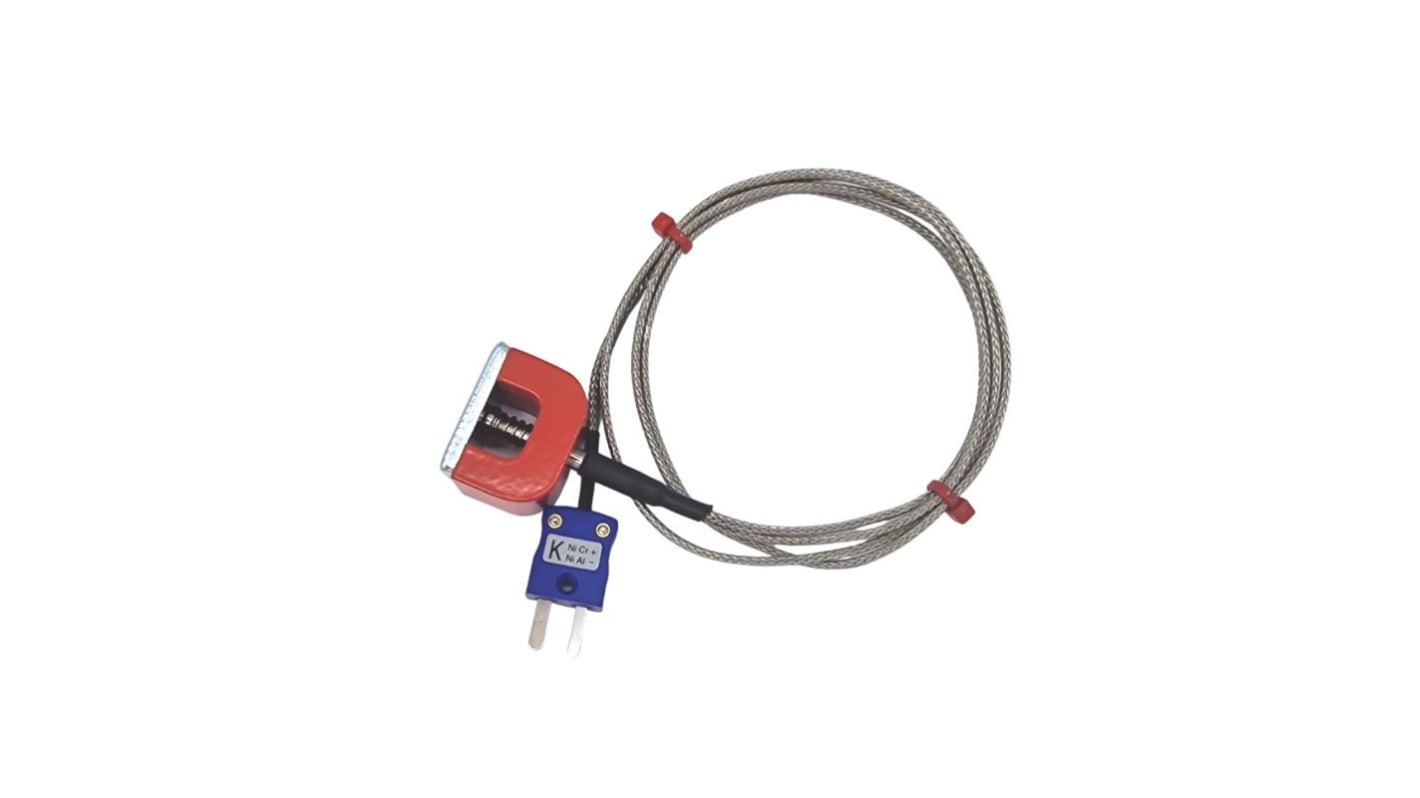 RS PRO Hufeisen-Magnet-Thermoelement Typ K, Ø 20mm x 1m -50°C → +250°C