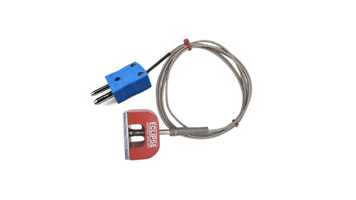 Podkovovitý magnetický termočlánek 1.5m kabel typ K 1.5m sonda, -50°C na +250°C JIS RS PRO