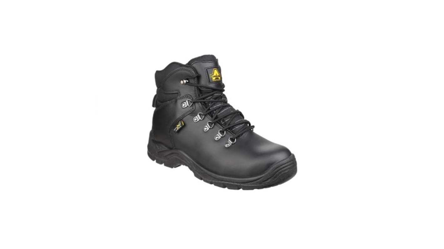 Amblers AS335 Black Steel Toe Capped Men's Safety Boot, UK 4, EU 37