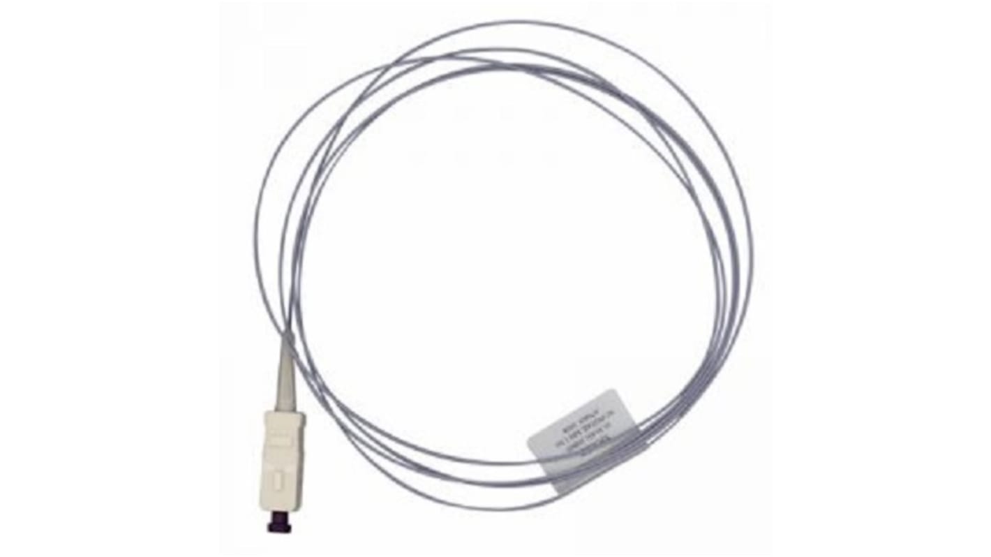 Molex Premise Networks SC to SC Simplex OS1 Single Mode OS2 Fibre Optic Cable, 9/125μm, Yellow, 1m