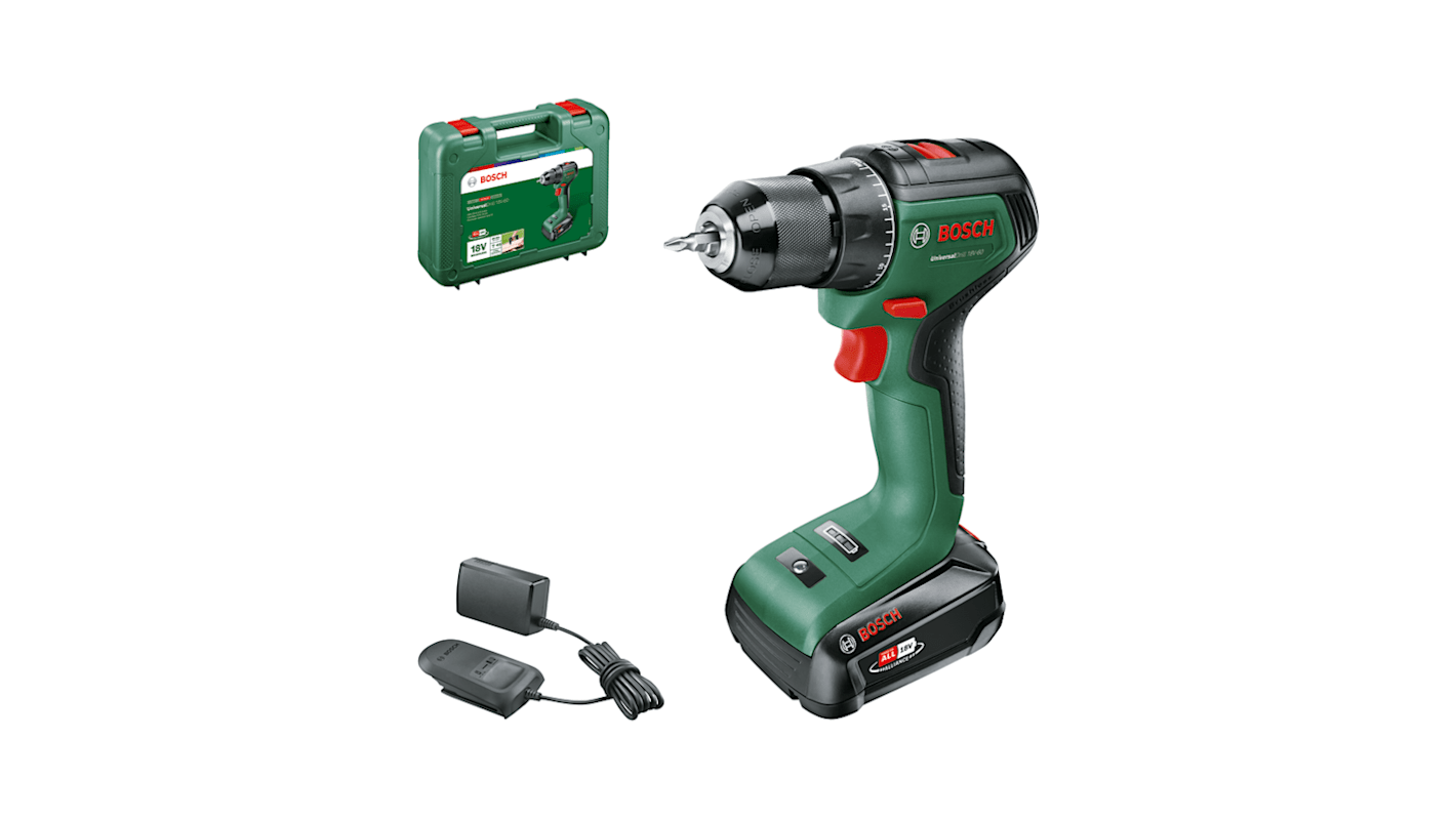 Bosch Keyless 18V Cordless Combi Drill Li-Ion, Cordless