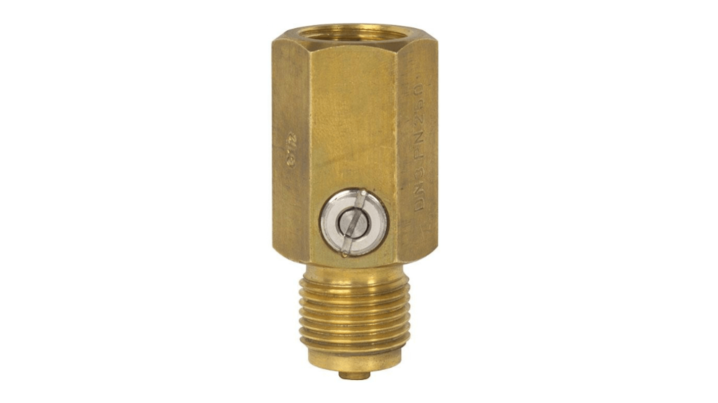 WIKA Snubber, G 1/4, G 1/4, 250 bar max, For Use With Pressure Gauges