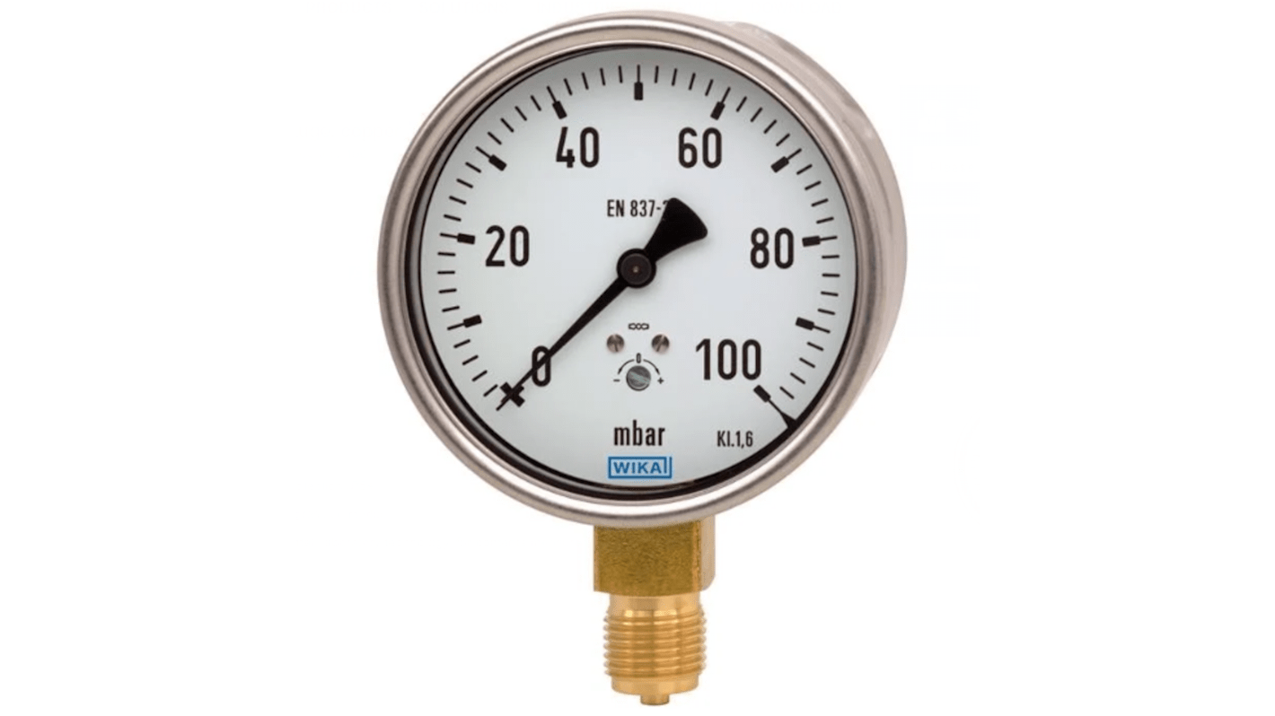 Manometr 100mm NPT 1/4