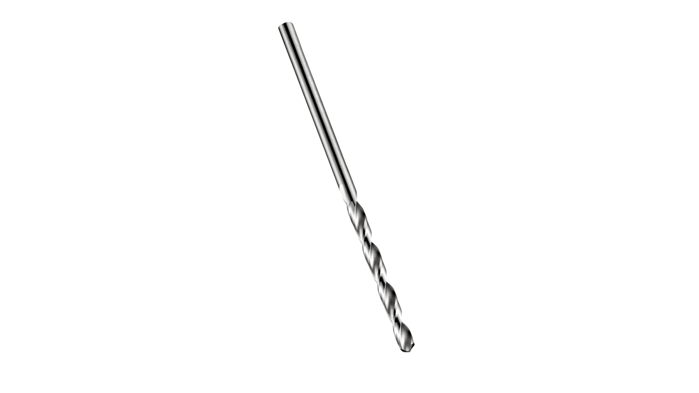 Dormer A002 Series HSS Jobber Drill Bit for Steel, 1mm Diameter, 34 mm Overall
