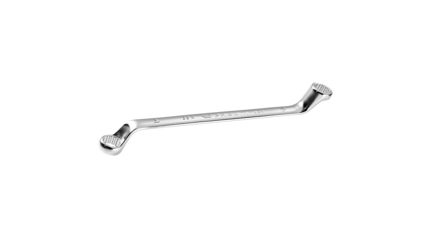 Facom 55A Series Offset Ring Spanner, 12mm, Metric, Double Ended, 218 mm Overall