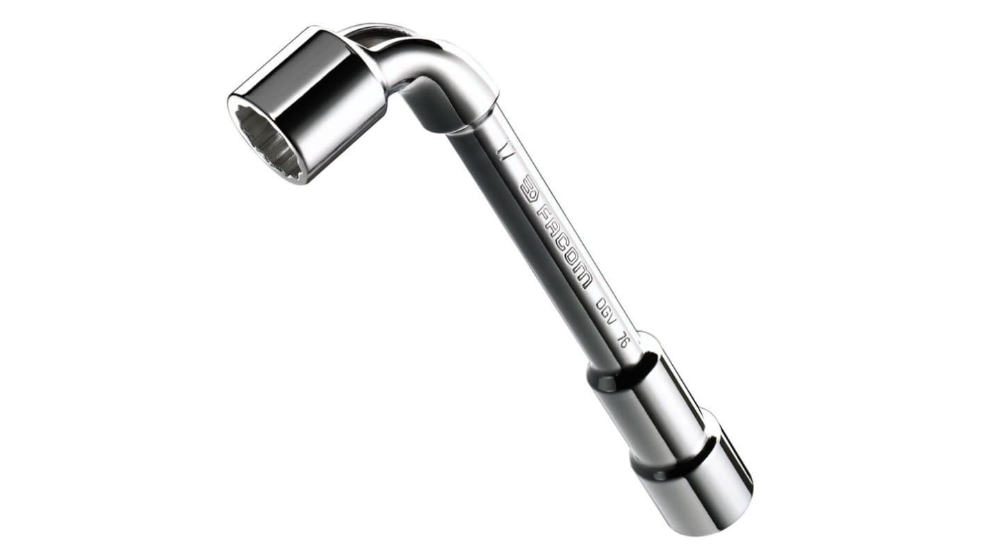 Facom 76.20 1/2 in Bi-Hex Socket Wrench with Tube Handle, 212 mm Overall