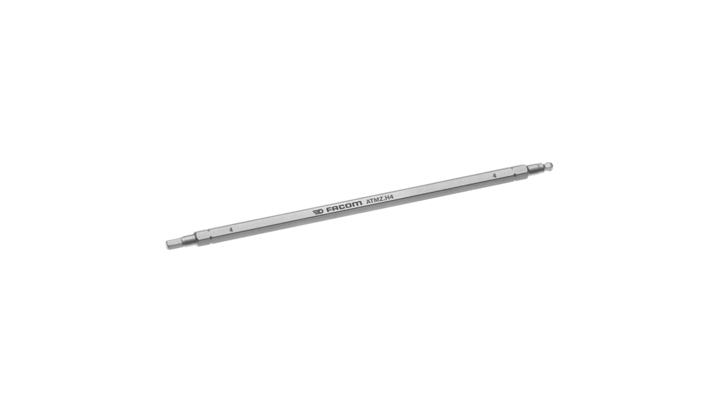 Facom Hexagon Reversible Screwdriver Blade, 4 mm Tip