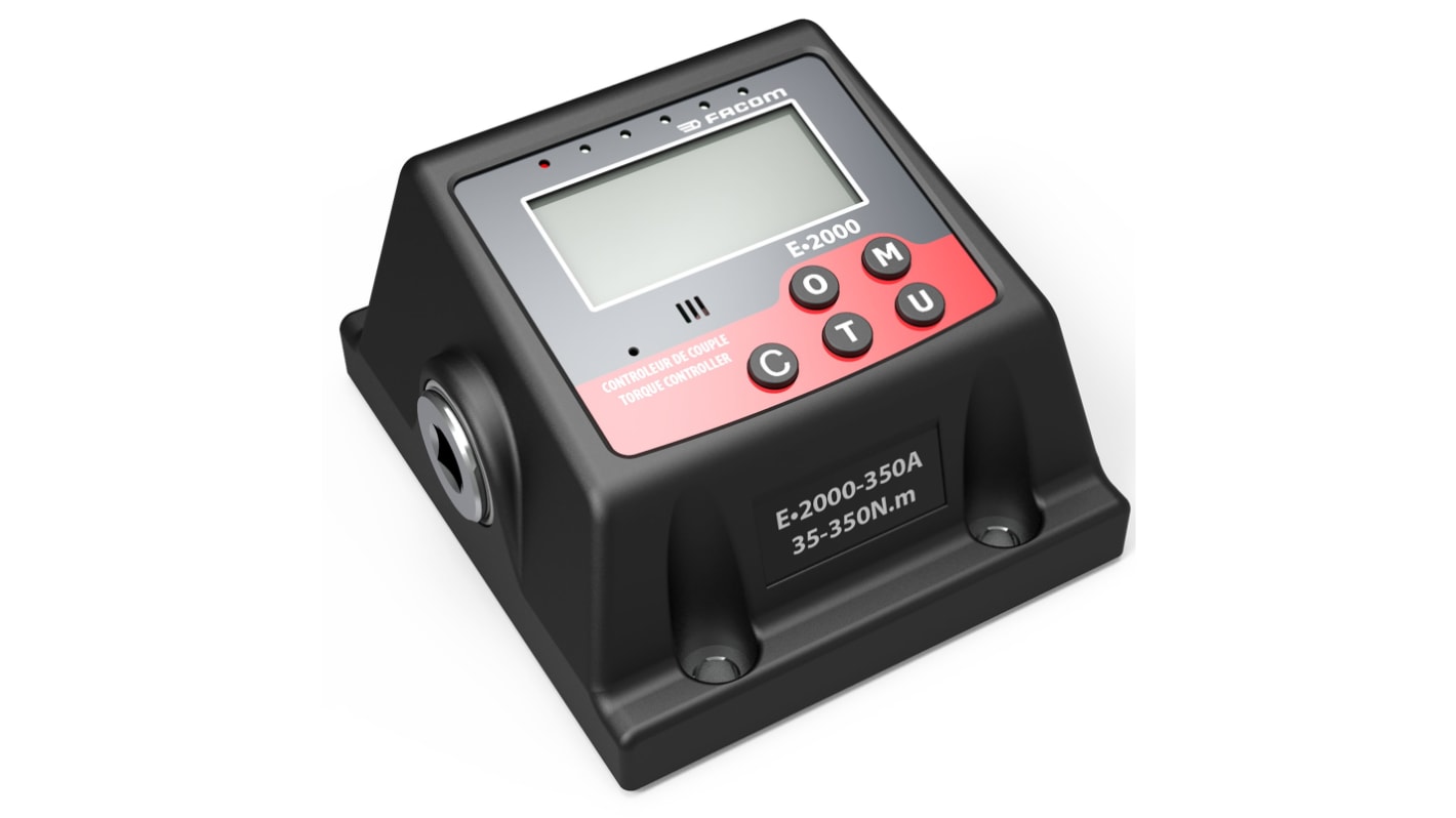 Facom Digital Torque Tester, 35 → 350Nm, 1/2in Drive, ±1.0 Clockwise, ±3.0 Counter Clockwise Accuracy