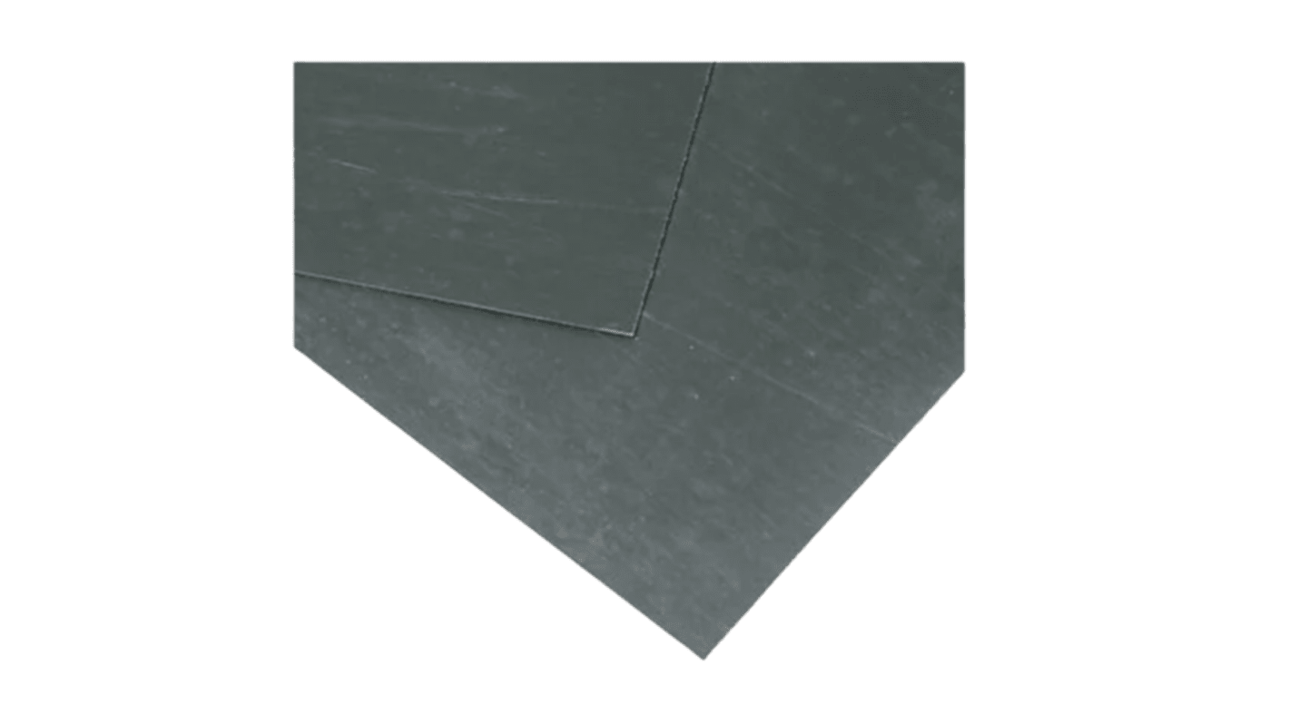 RS PRO Compressed Fiber Gasket Sheet, Black, 0.5mm Thick