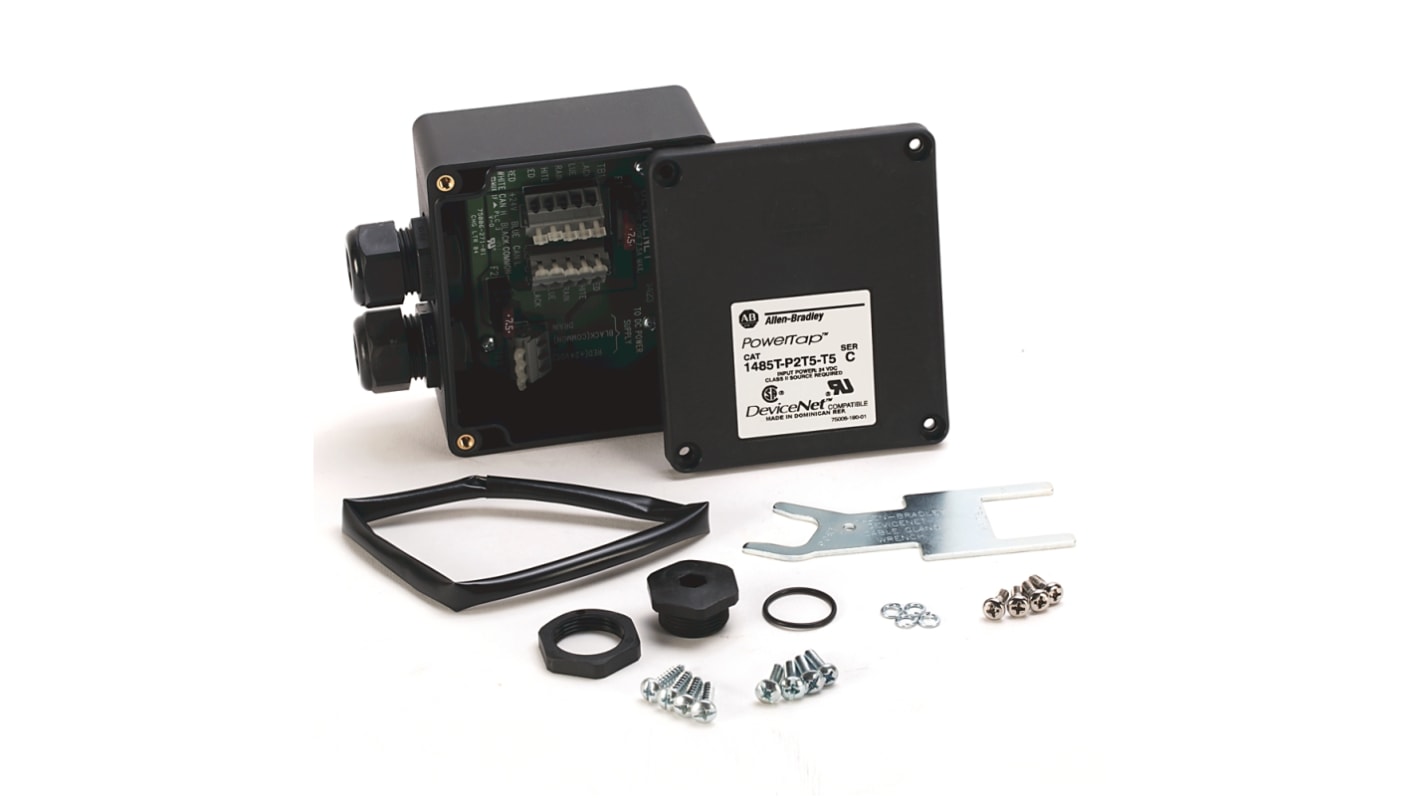 Moduł zasilania Allen Bradley Moduł zasilający 1485T Produkty DeviceNet 1485T-P2T5-T5 3,85 x 4,37 cala