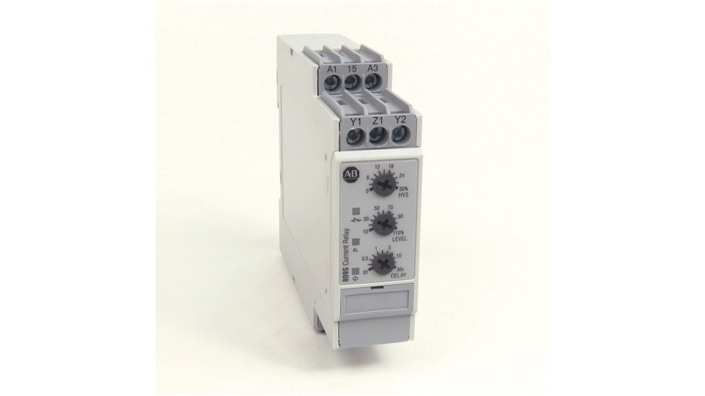Allen Bradley Current Monitoring Relay, Single Phase, SPDT
