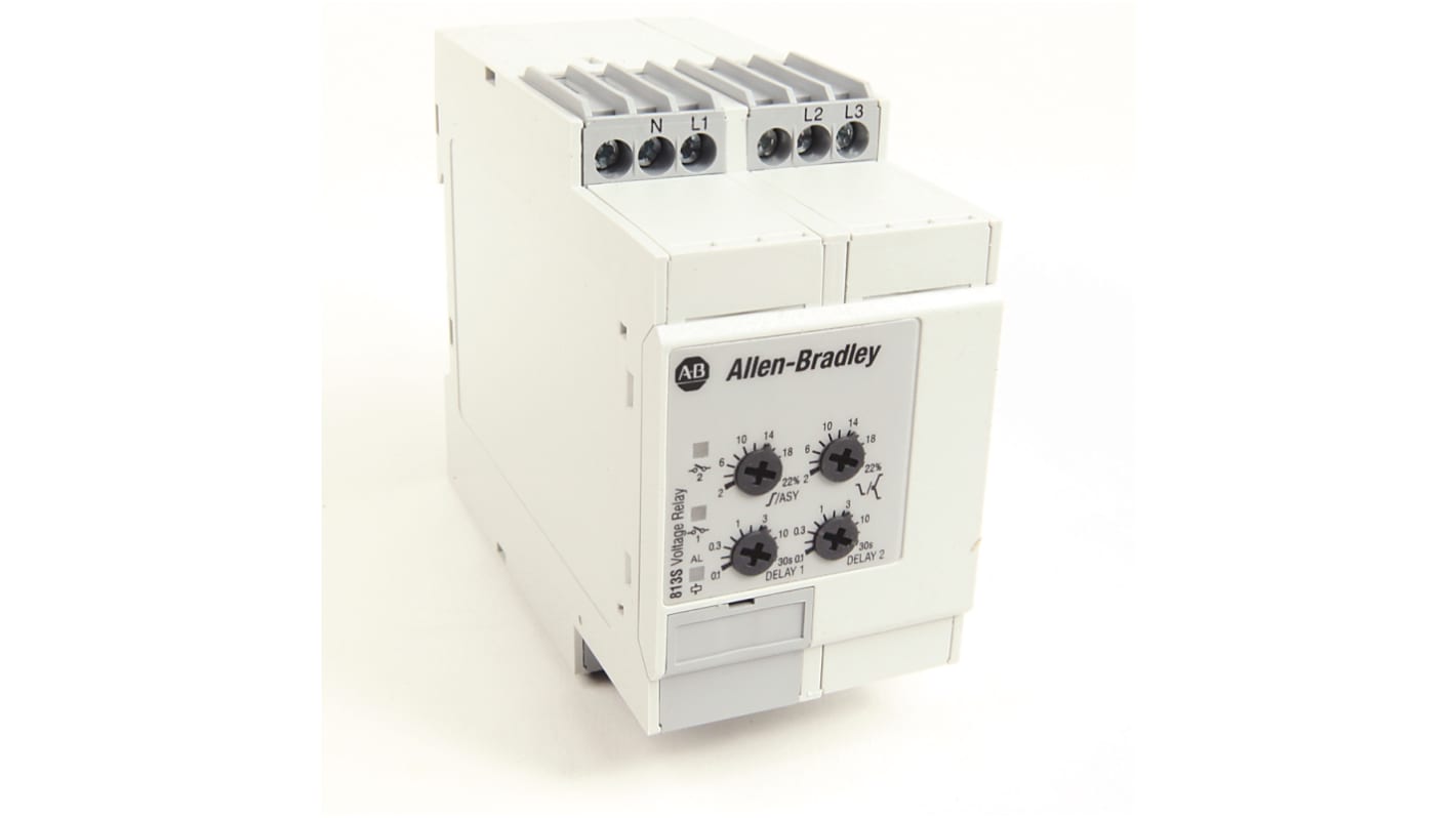 Relè di monitoraggio Tensione Allen Bradley 813S-V3-400V, SPDT