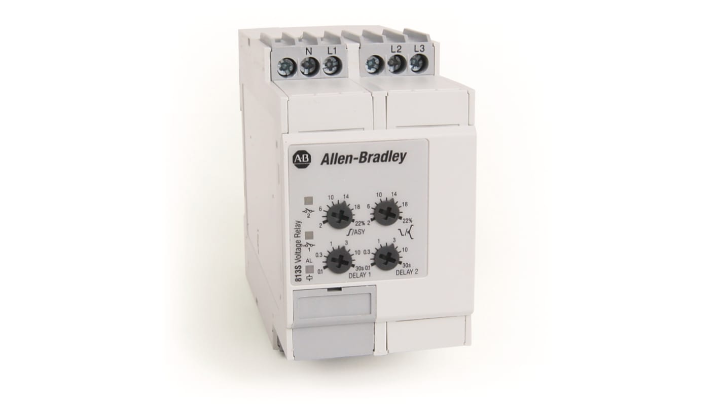 Allen Bradley Überwachungsrelais 440 → 480V ac Drei-phasig, 1-poliger Wechsler Überspannung, Unterspannung
