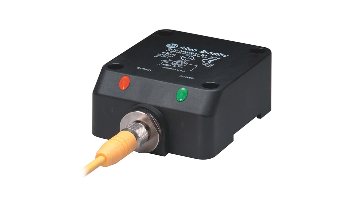 Rs-Online Sensore di prossimità Flat Allen Bradley rilevamento 250mm 10 → 30 V CC