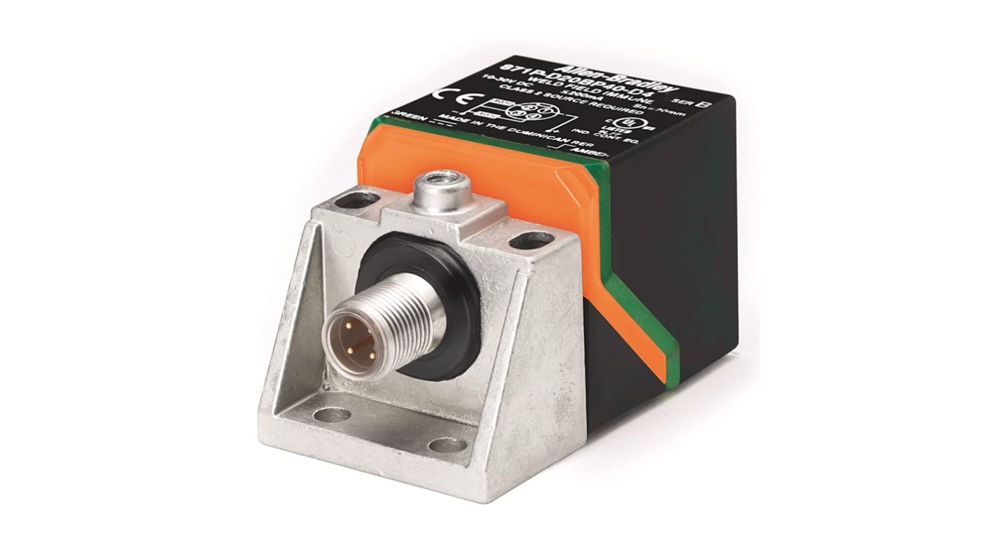 Rs-Online Sensore di prossimità rettangolare Allen Bradley rilevamento 40 mm 10 → 30 V c.c