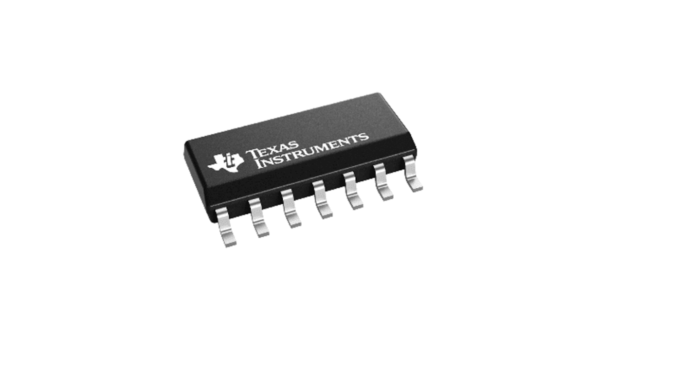 Texas Instruments 四差分比较器芯片, PDIP, 通孔安装, 双/单电源, 4通道, 1.3μs响应