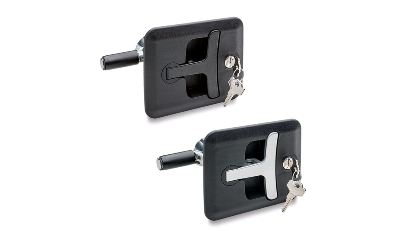 Elesa Polyamide Lockable Compression Latch, 128 x 116 x 75mm