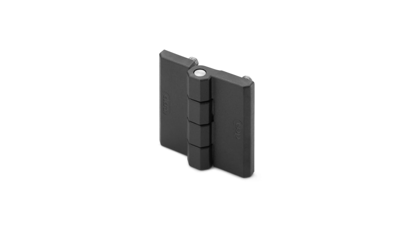 Elesa Frit svingende Kanthængsel PA, Fast, monteres med Skrue, 40mm x 40mm x 9mm
