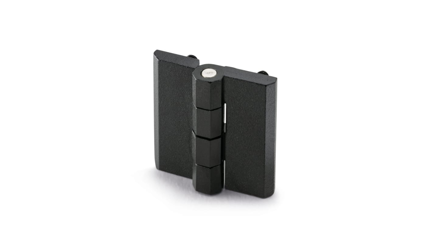 Elesa Zinc Alloy Butt Hinge with a Fixed Pin, Screw Fixing, 40mm x 40mm x 9mm