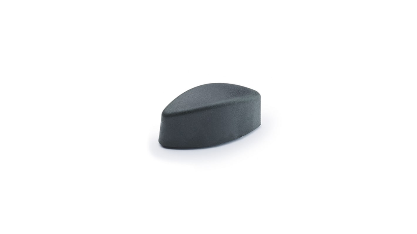 Pomo de apriete, Elesa, Negro, Poliamida reforzada con fibra de vidrio, M8