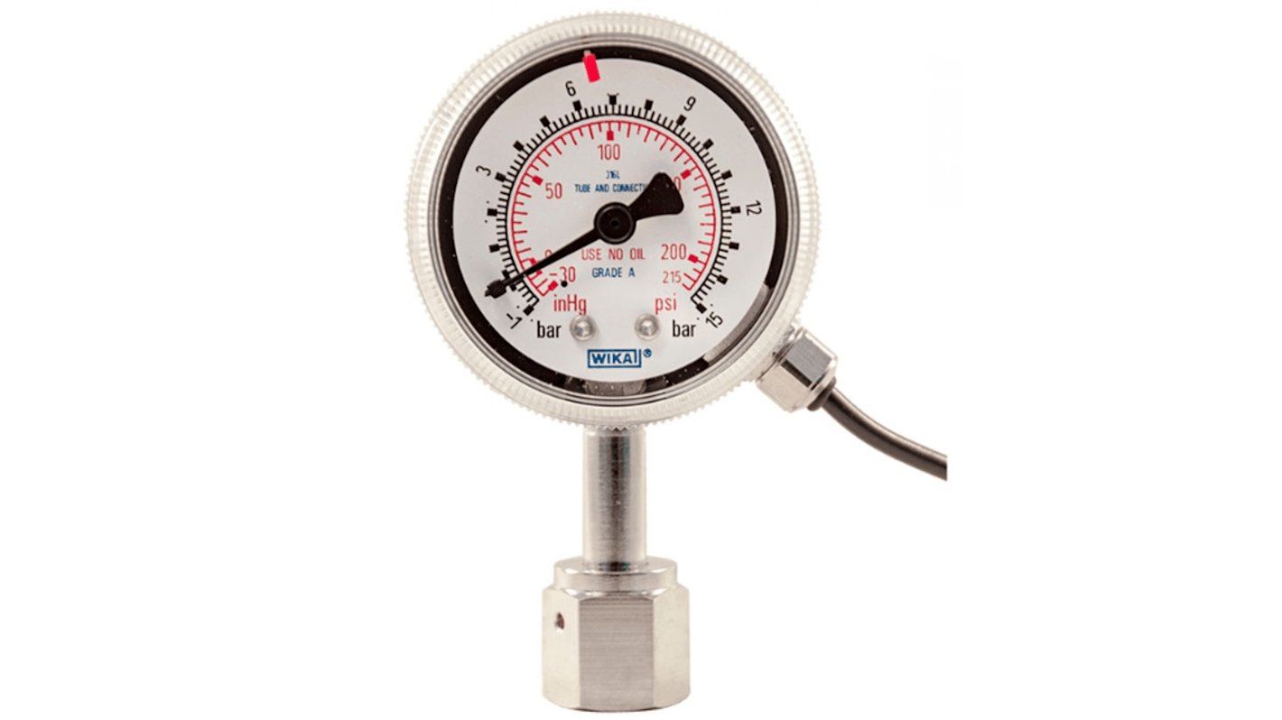 Manometr 2cal 1/4 in