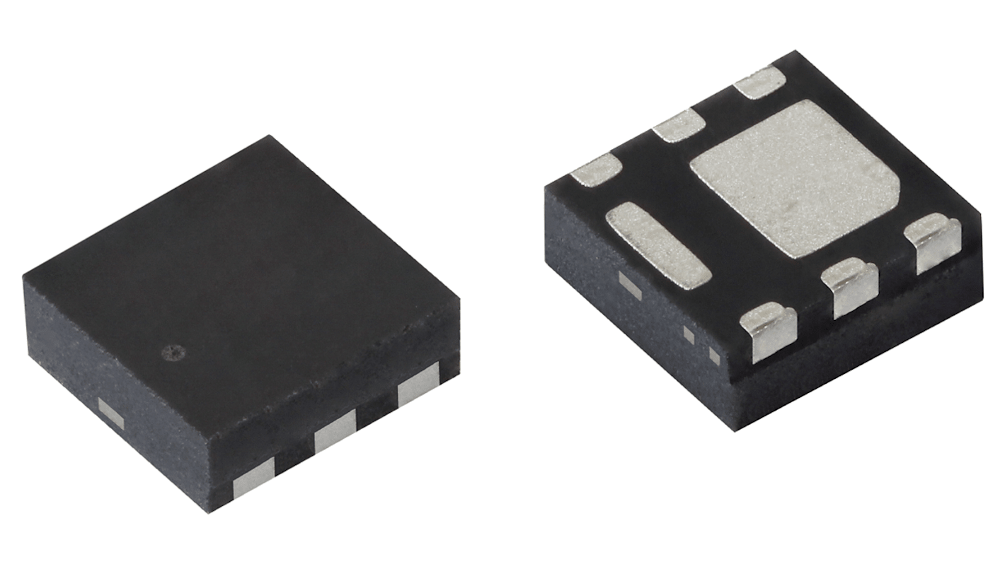 Dual Silicon P-Channel MOSFET, 9 A, 20 V, 7-Pin PowerPAK SC-70W-6L Vishay SQA407CEJW-T1_GE3