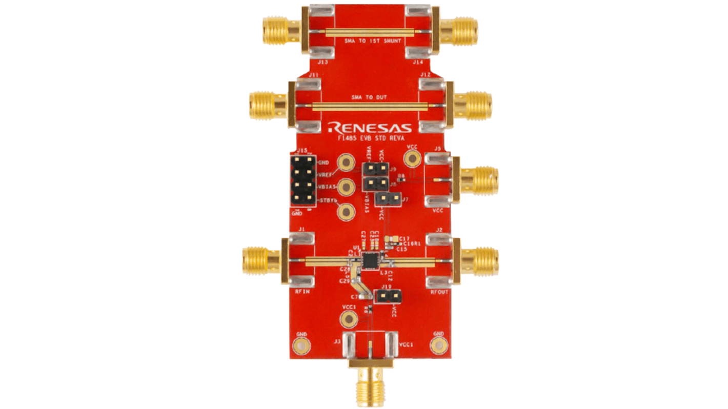 Renesas Electronics 射频放大器评估套件 评估板, 射频 IC, 2300 → 2700MHz, F1485芯片, 用于F1485
