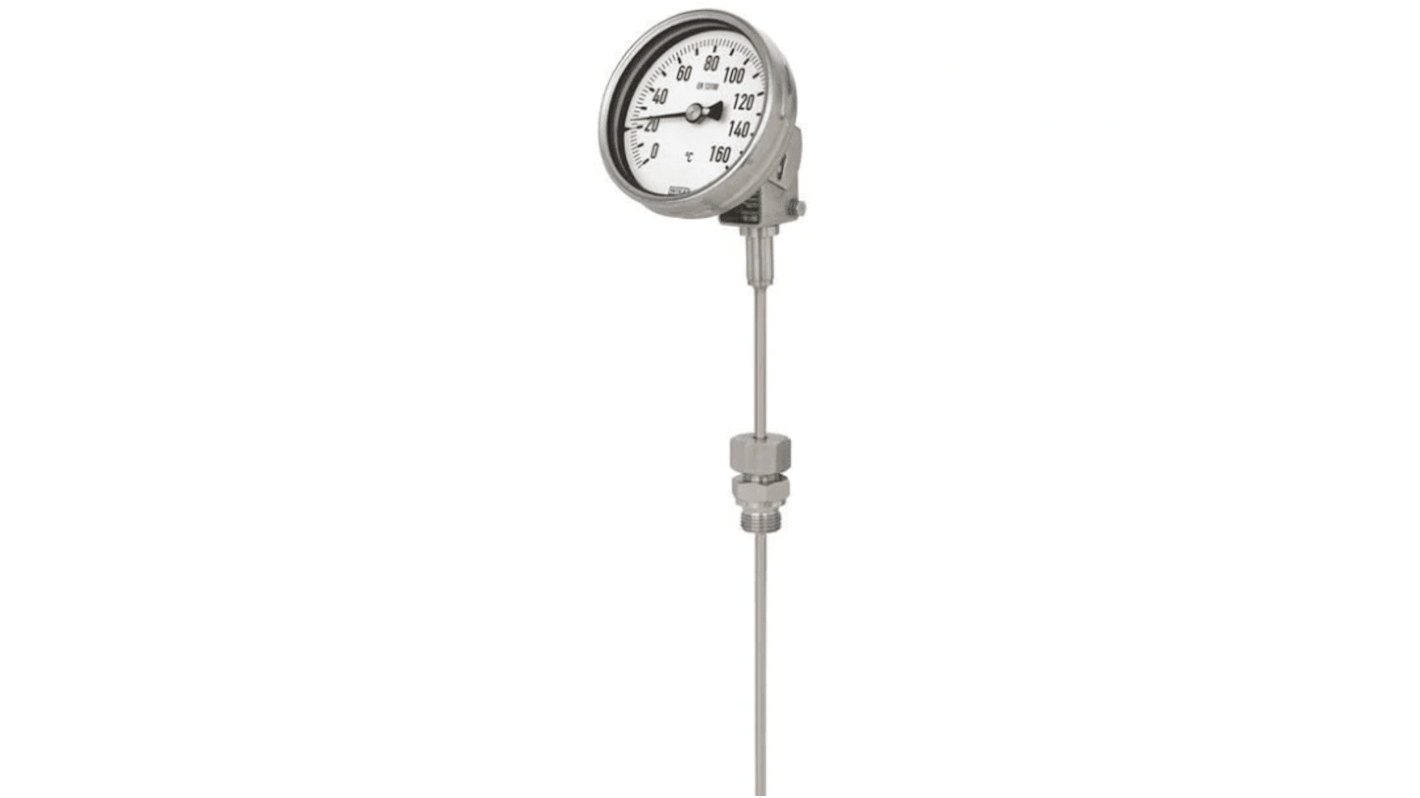 WIKA Dial Thermometer 0 → 100 °C, 12921009