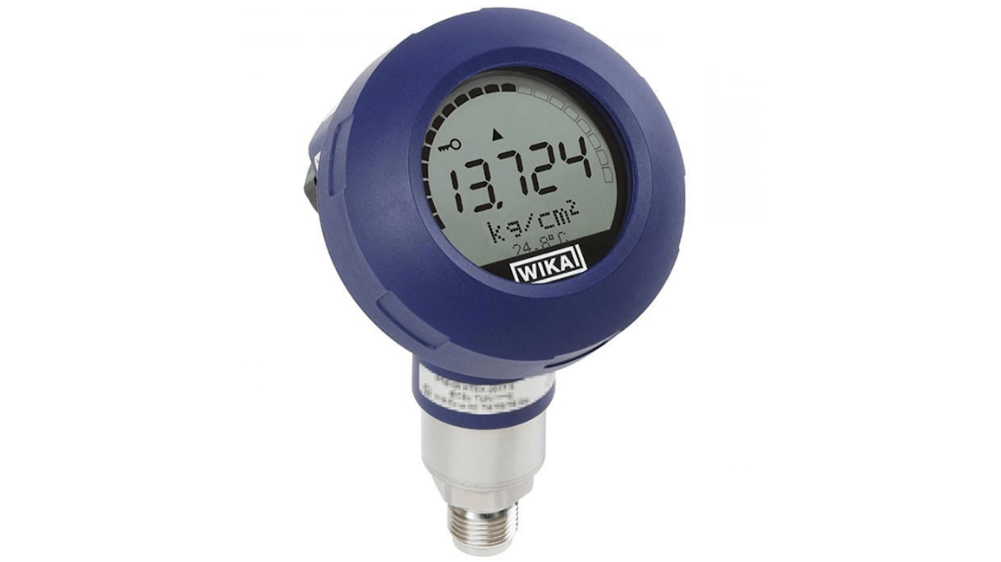 WIKA UPT Series Pressure Sensor, 0bar Min, 250bar Max, Gauge Reading