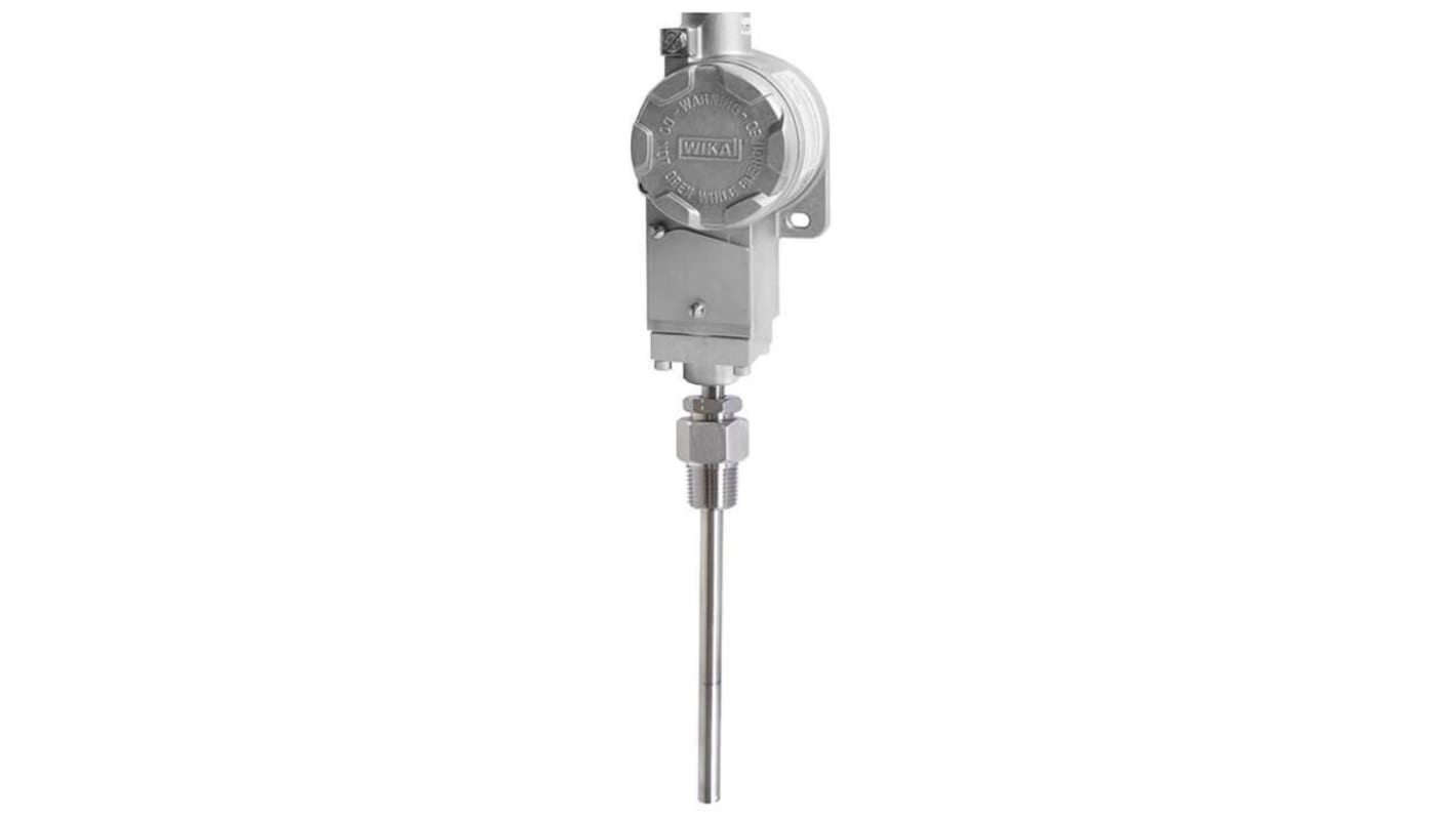 WIKA RTD NPT 1/2 Widerstandsthermometer , +40°C → +100°C