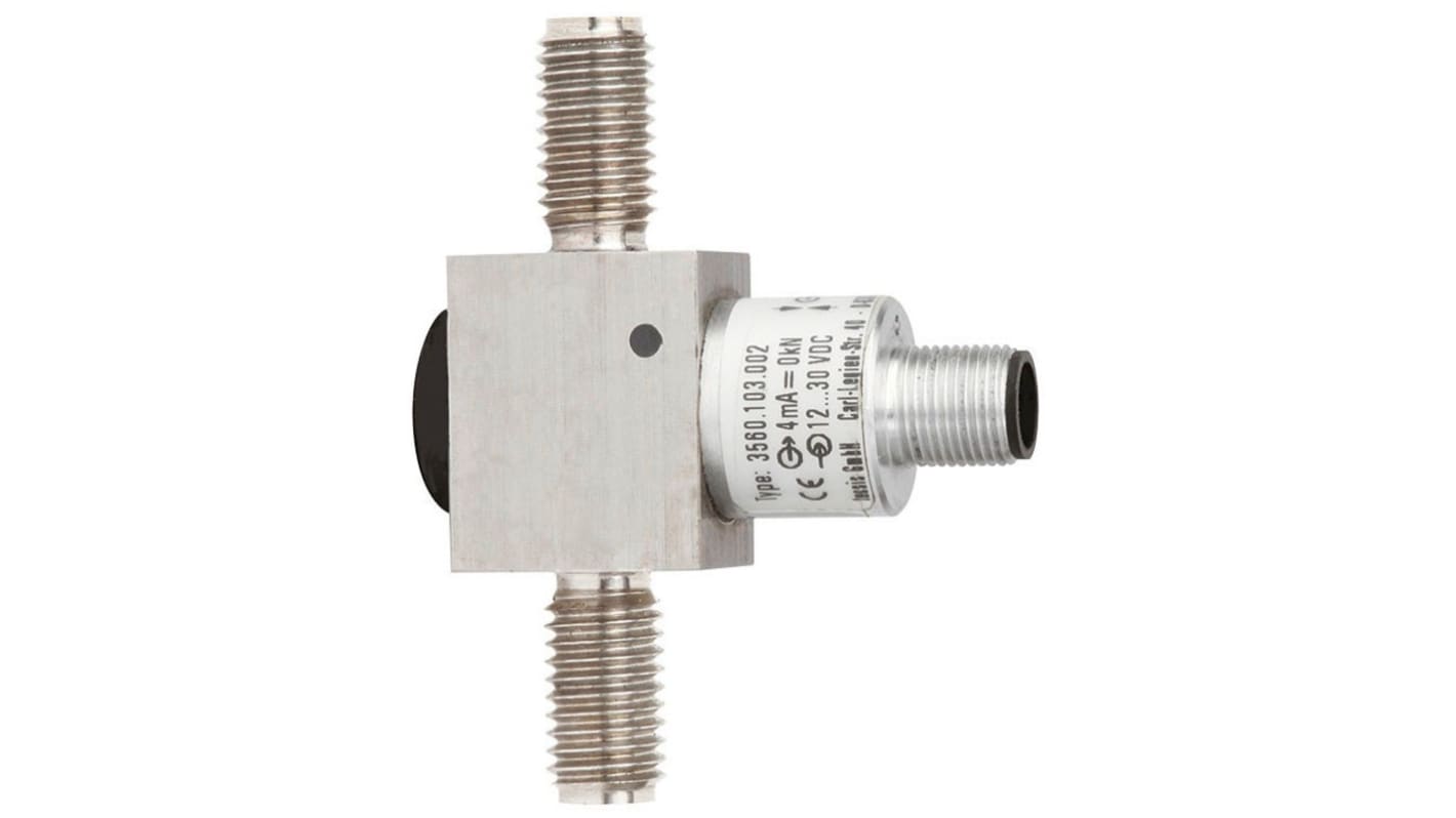 Galga extensiométrica tipo botón WIKA, con Conector, M12