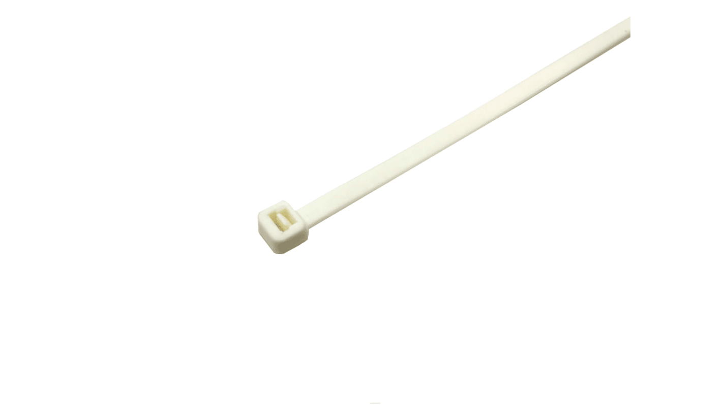 Brida RS PRO de Nylon 66 Blanco, 190mm x 4,8 mm, No desmontable